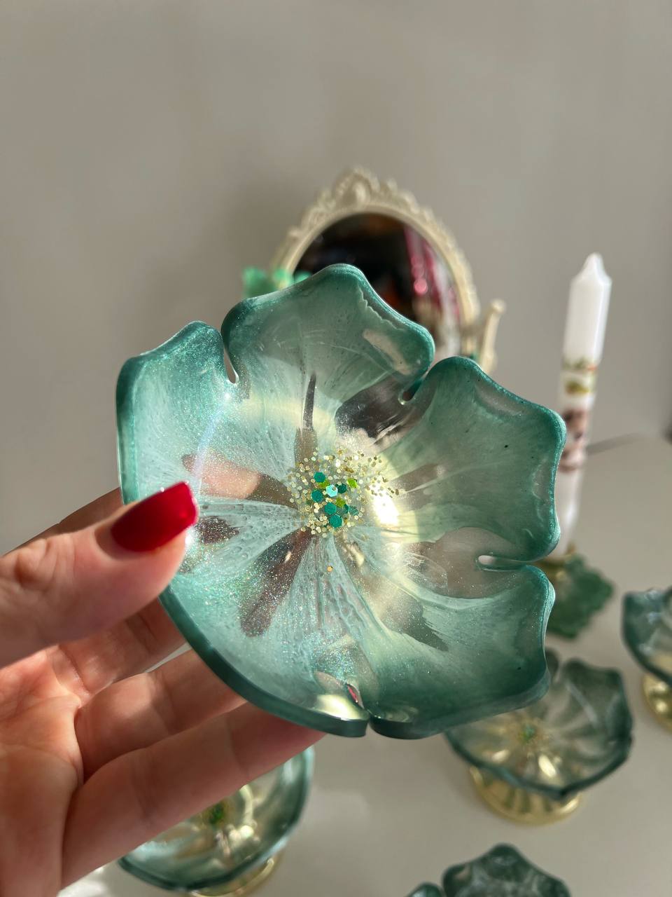 Green "Haft-Seen" Set