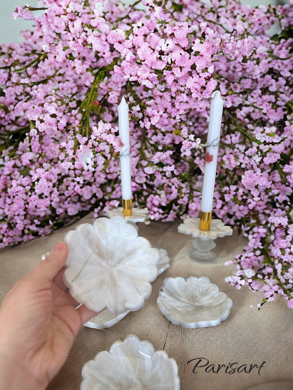 "White Mar-Mar" Haft-Seen set