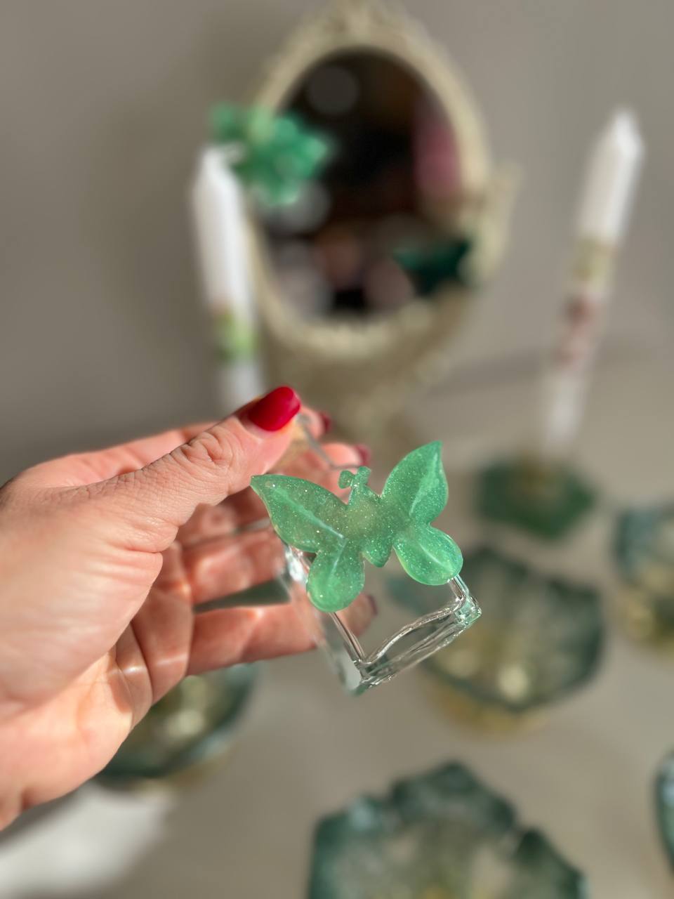 Green "Haft-Seen" Set