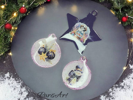 Customized Christmas Ornaments - Set #4