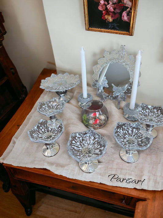 "White & Silver" Haft-Seen Set