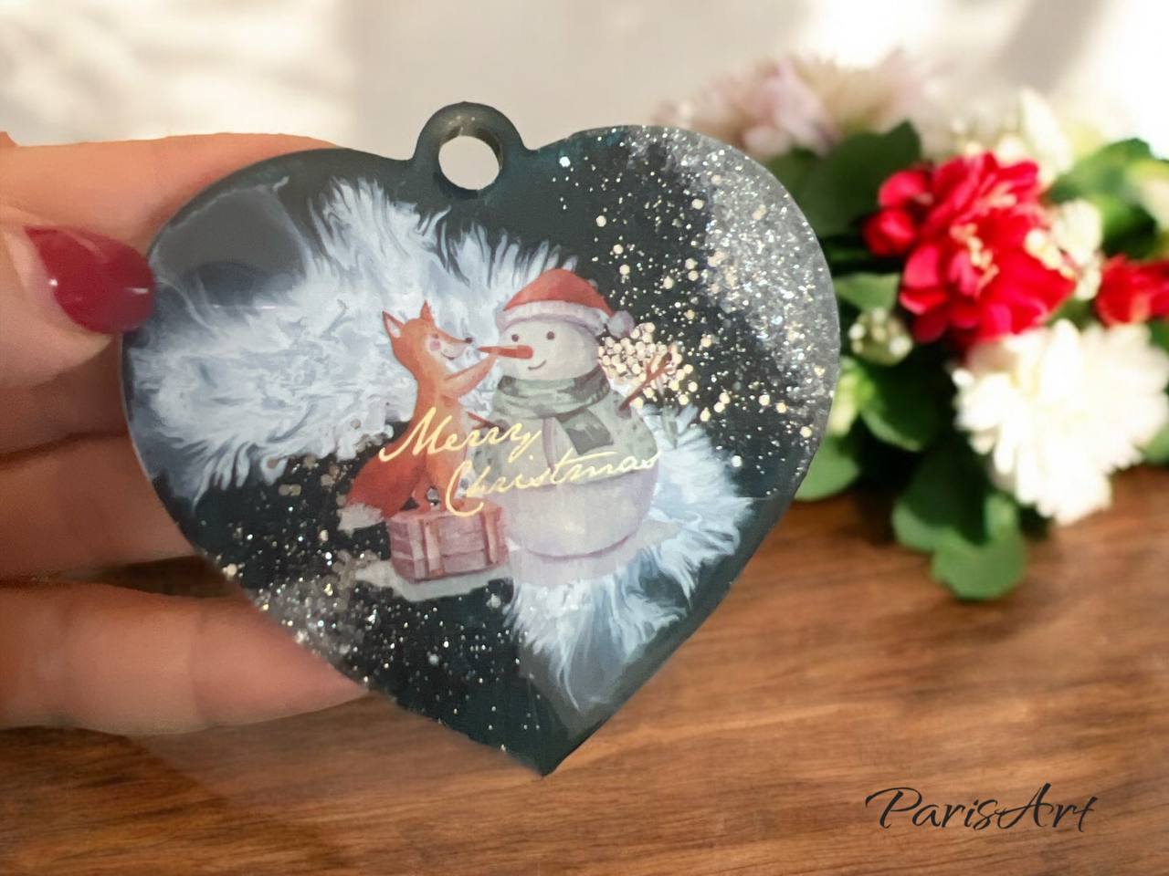 Customized Christmas Ornaments - Reindeer Set